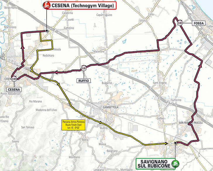 Giro d'Italia 2023 - parcours etappe 9